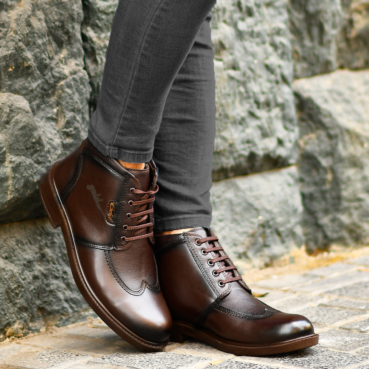 کفش ساقدار مردانه مدل Dadban