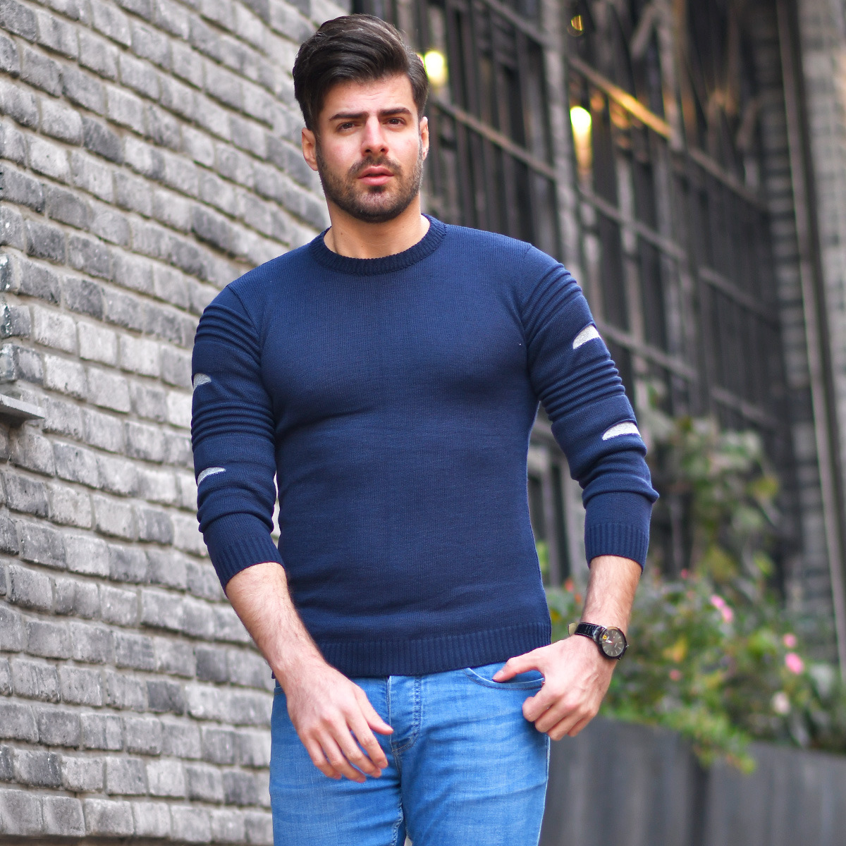 پلیوربافت مردانه مدلELYAD