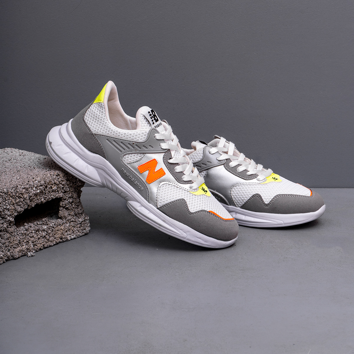 كفش ورزشي مردانه طوسي مدل Nadin