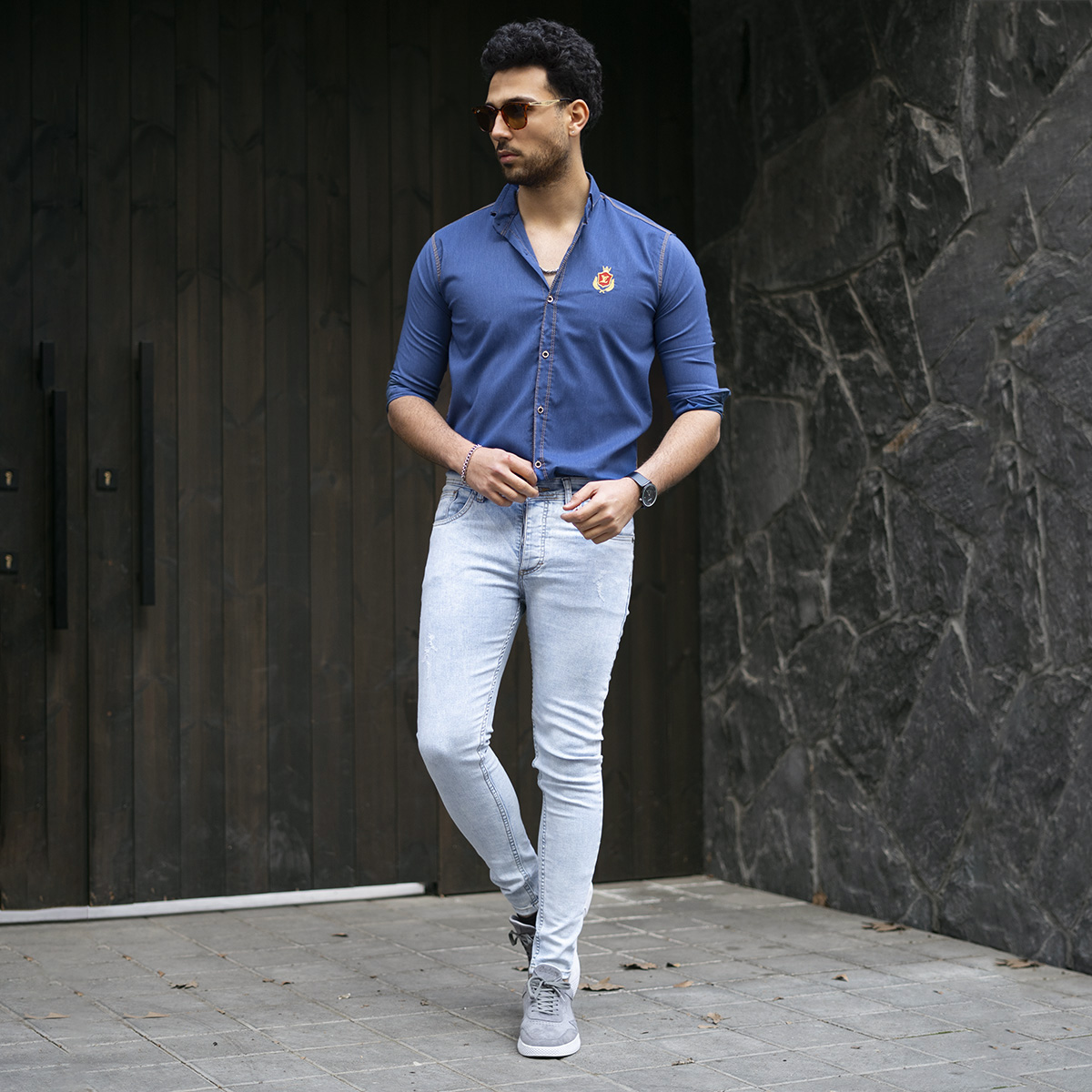 پیراهن مردانه لی مدل Bavin