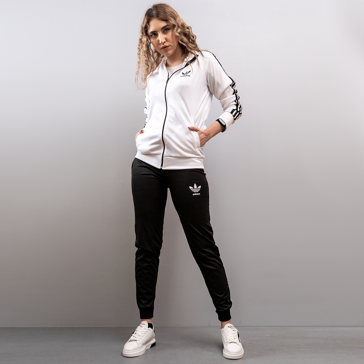 ست سوئیشرت شلوارadidas دخترانه مدل Razel