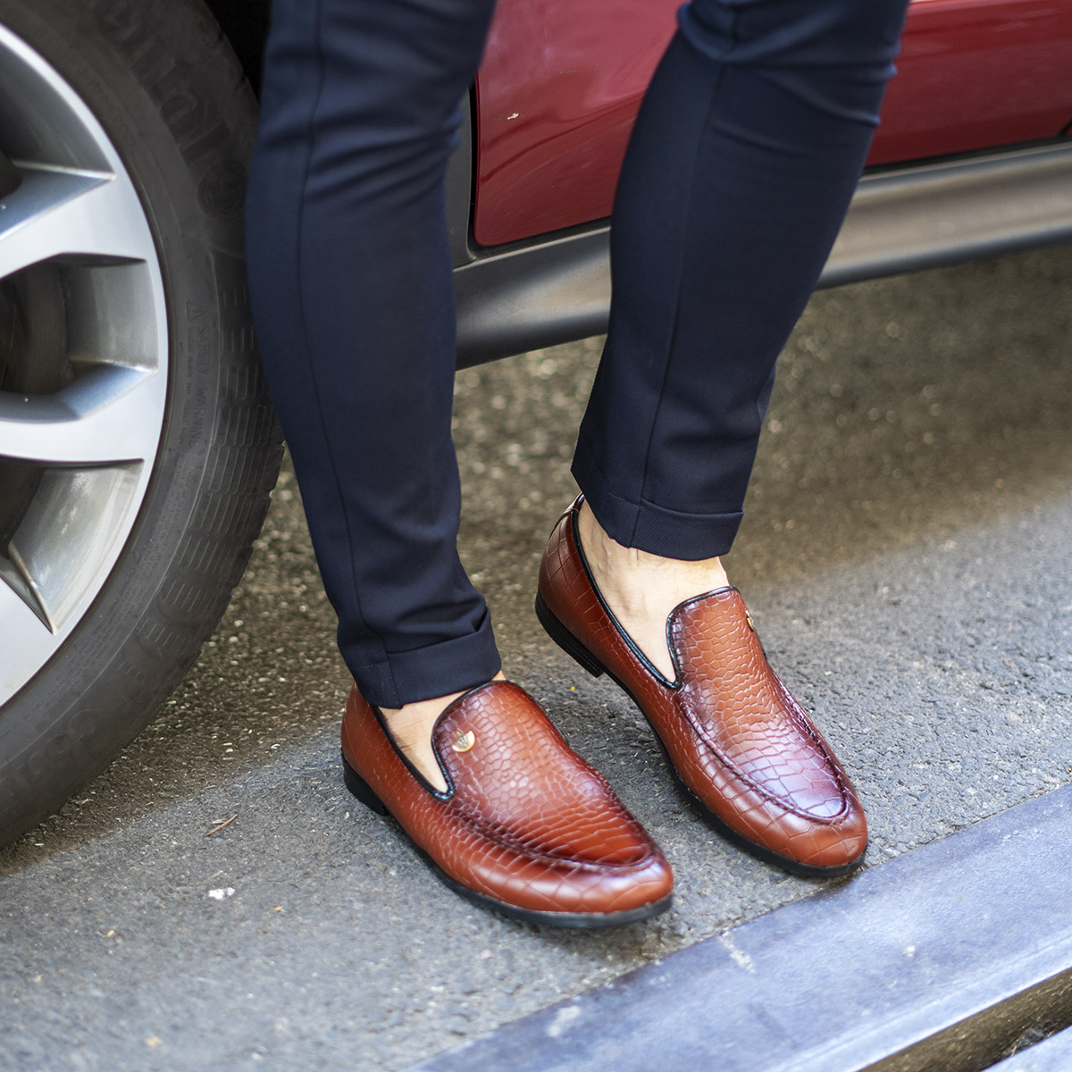 کالج پوست ماری مردانه رنگ قهوه ای مدل Efer