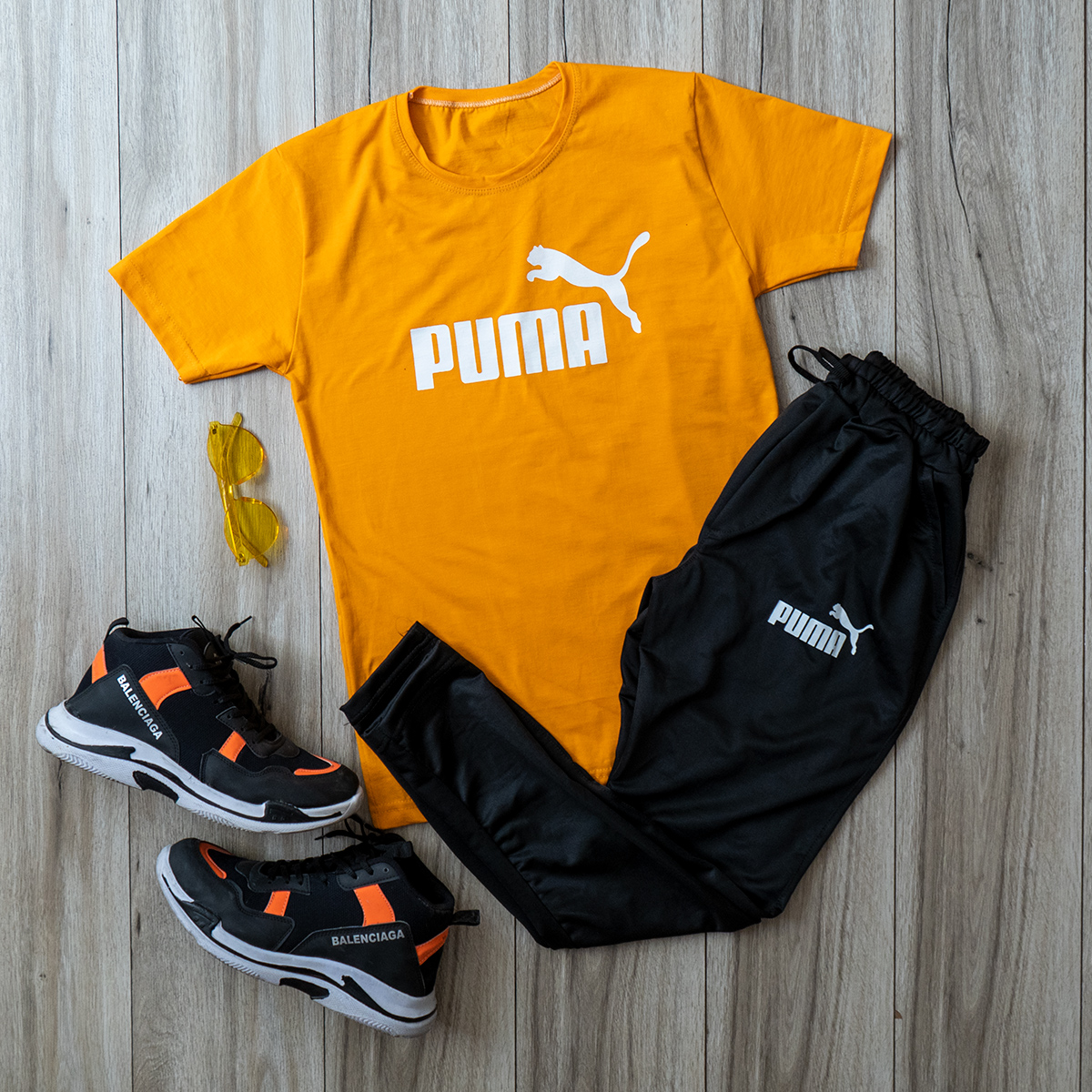 ست تیشرت شلوار Puma مردانه مدل Tiverd