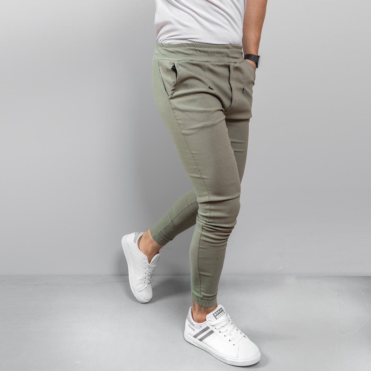 شلوار مردانه مدل ACE رنگ سبز