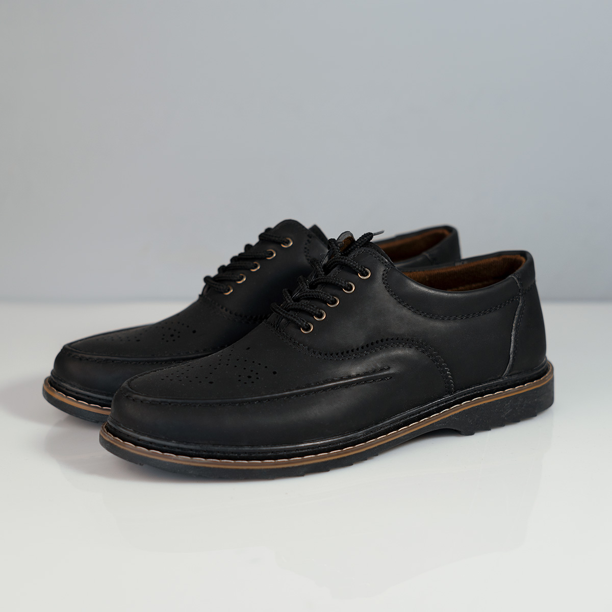 کفش مردانه مشکی مدل sevik