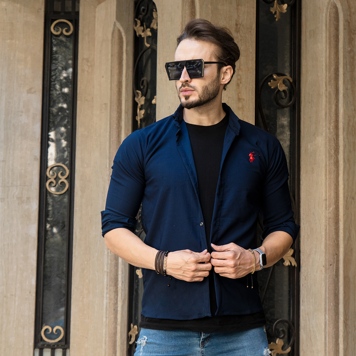 پیراهن مردانه طرح Polo (T)مدل nrv