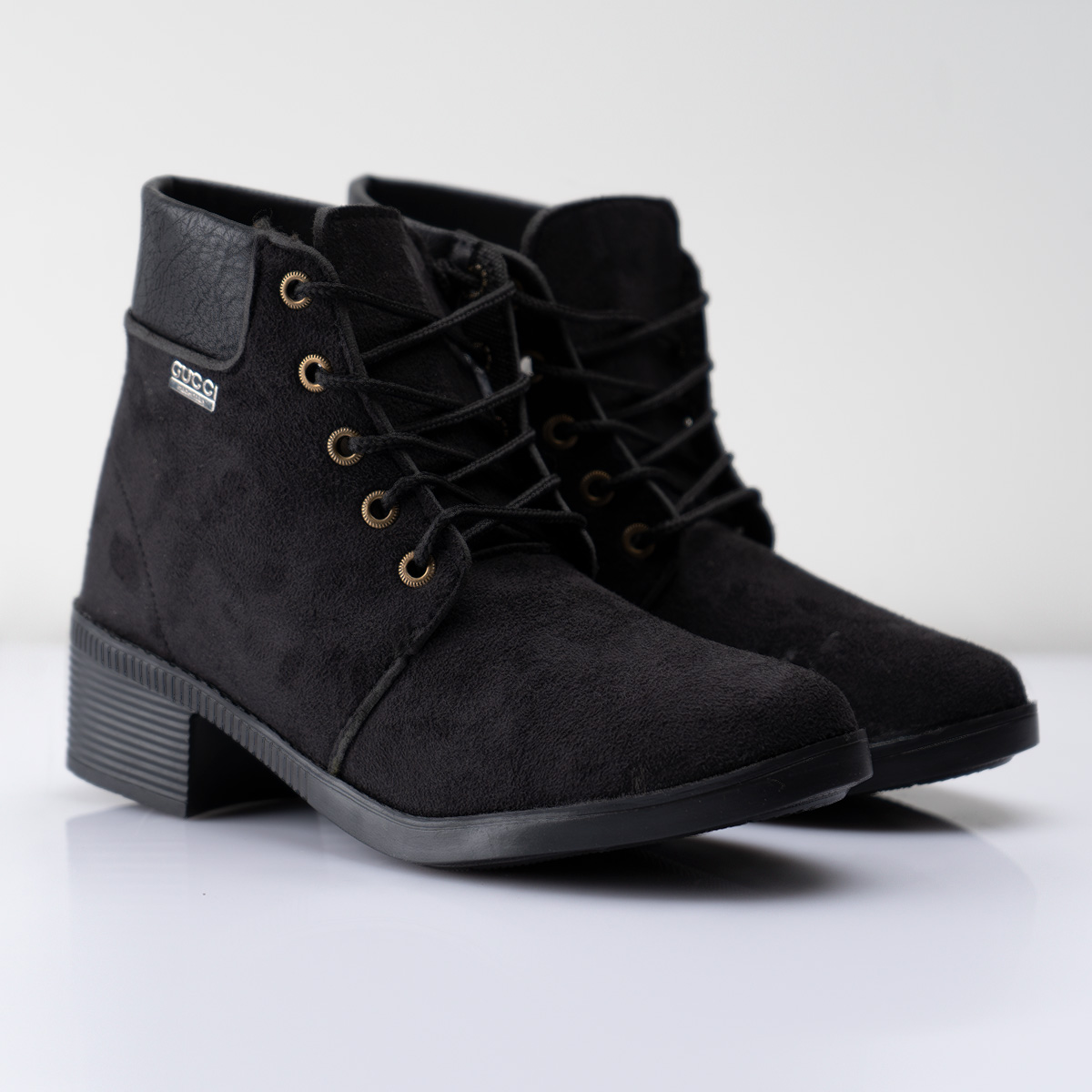 نیم بوت دخترانه مشکی مدل Diana