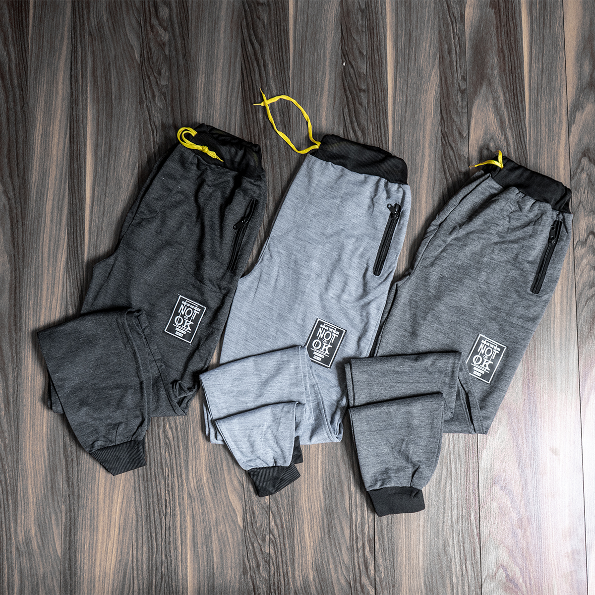 شلوار اسلش Not Ok مردانه ذغالی مدل Caren