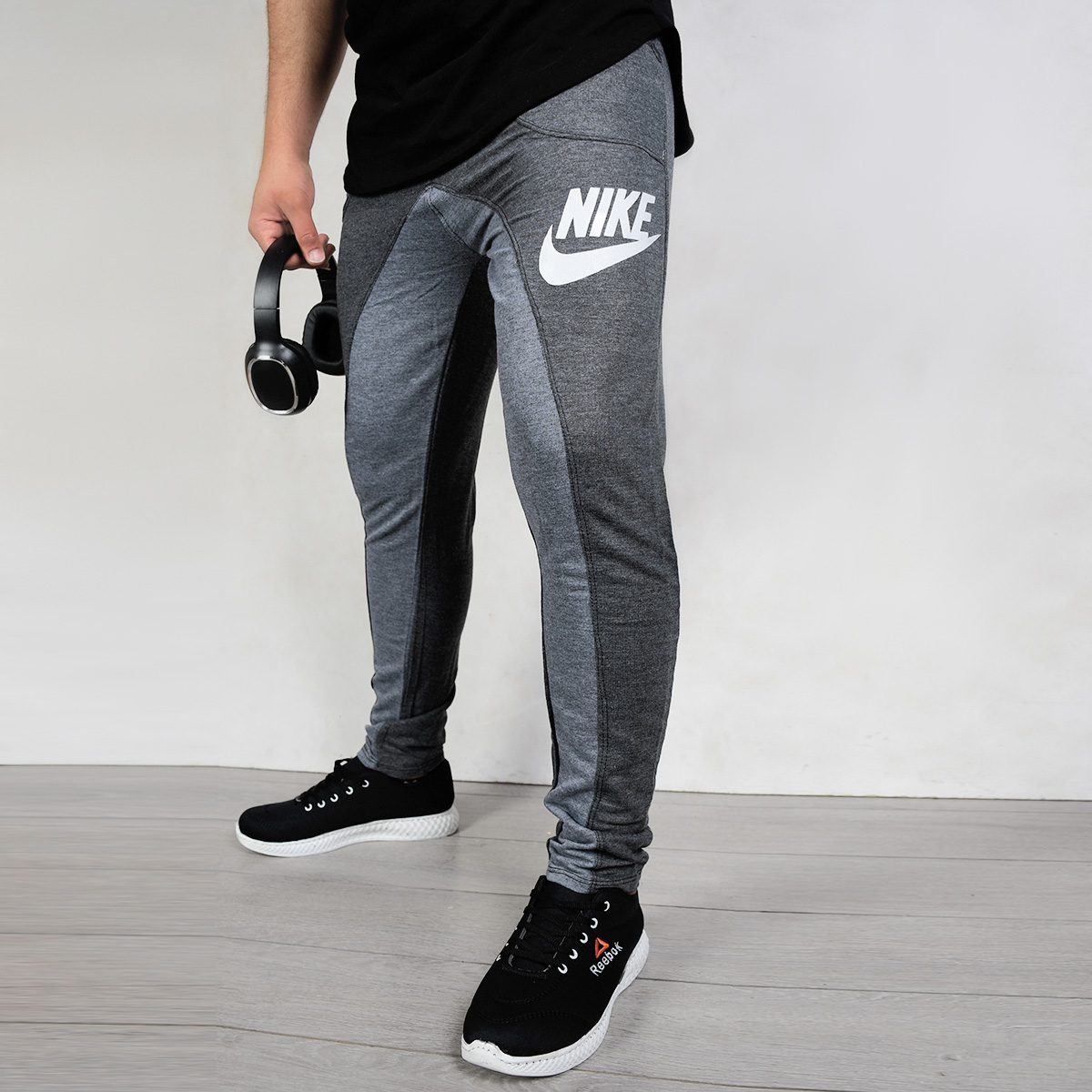 شلوار اسلش مردانه(T) مدل K98 ذغالی