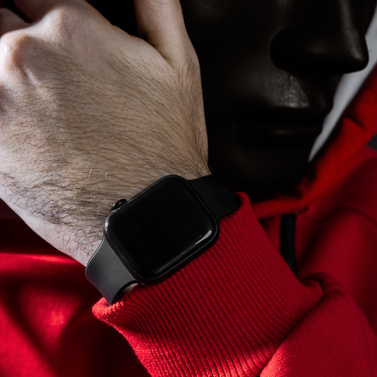 ساعت دیجیتالی LED مشکی مدل Alan