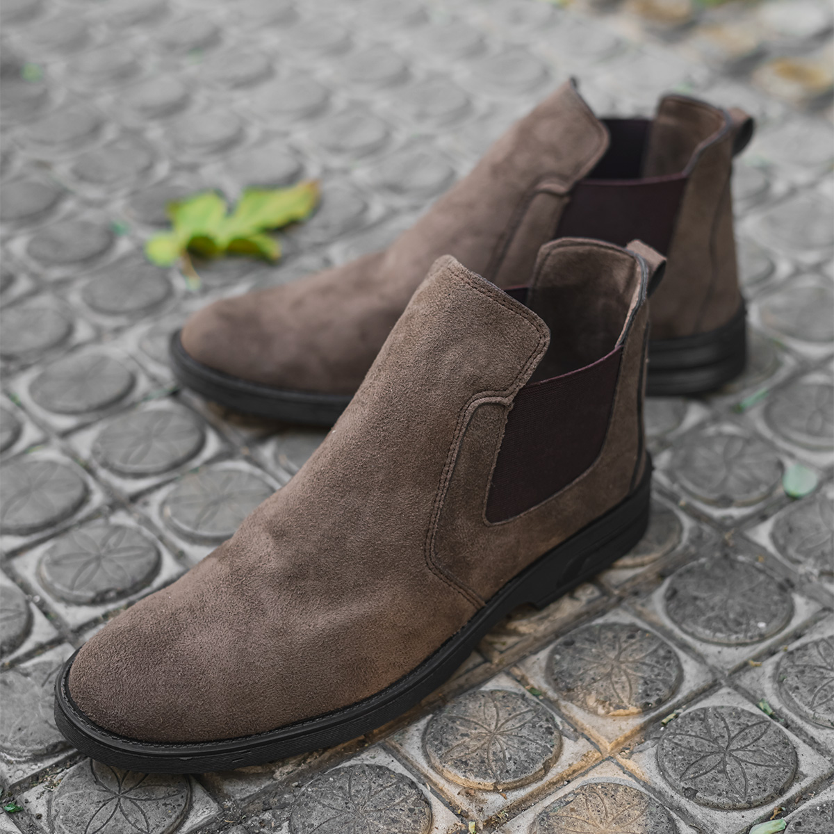 نیم بوت مردانه قهوه ای مدل Feredi