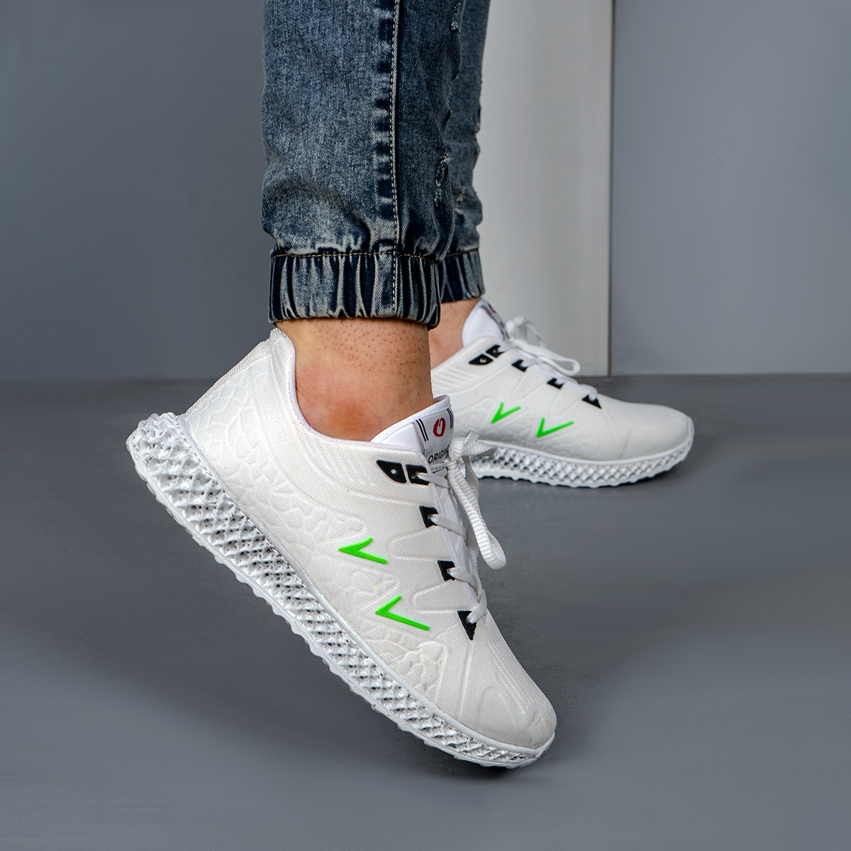 کفش مردانه سفید (T) مدل tiko