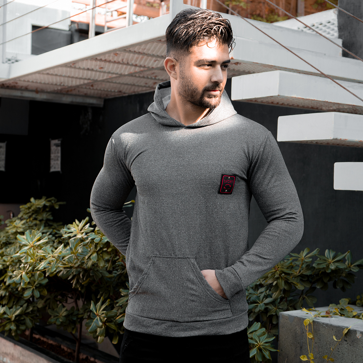 هودی کلاهدار مردانه مدل MEHRAD