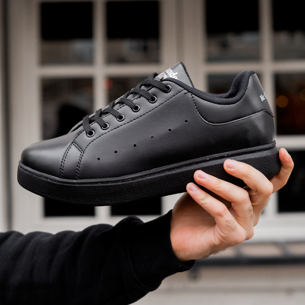 کفش تخت مردانه مشکی مدل Alexander