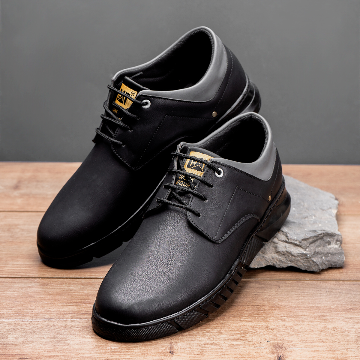 کفش تخت مردانه مشکی مدل barito