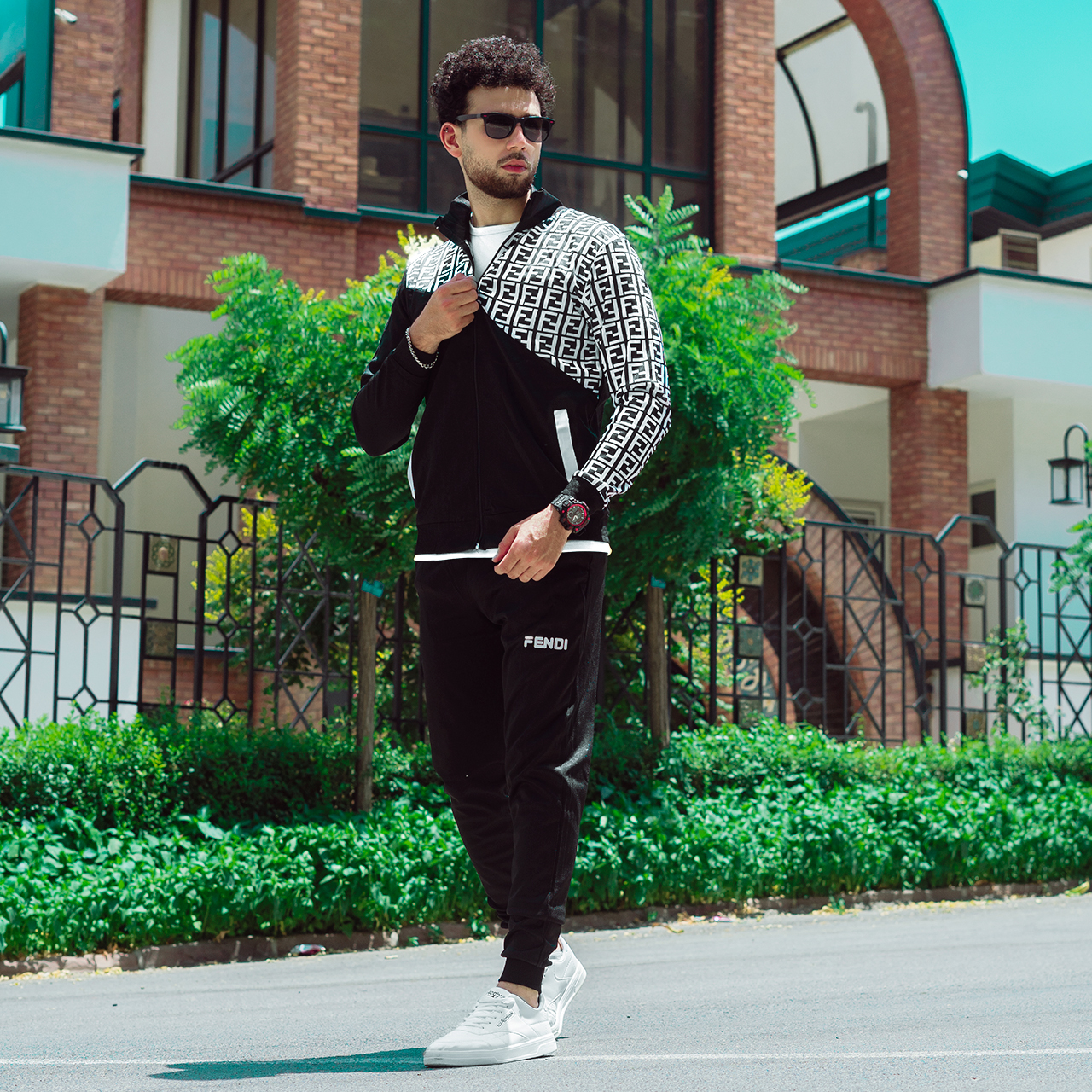 ست سوئیشرت شلوار Fendi مردانه مدل F 56