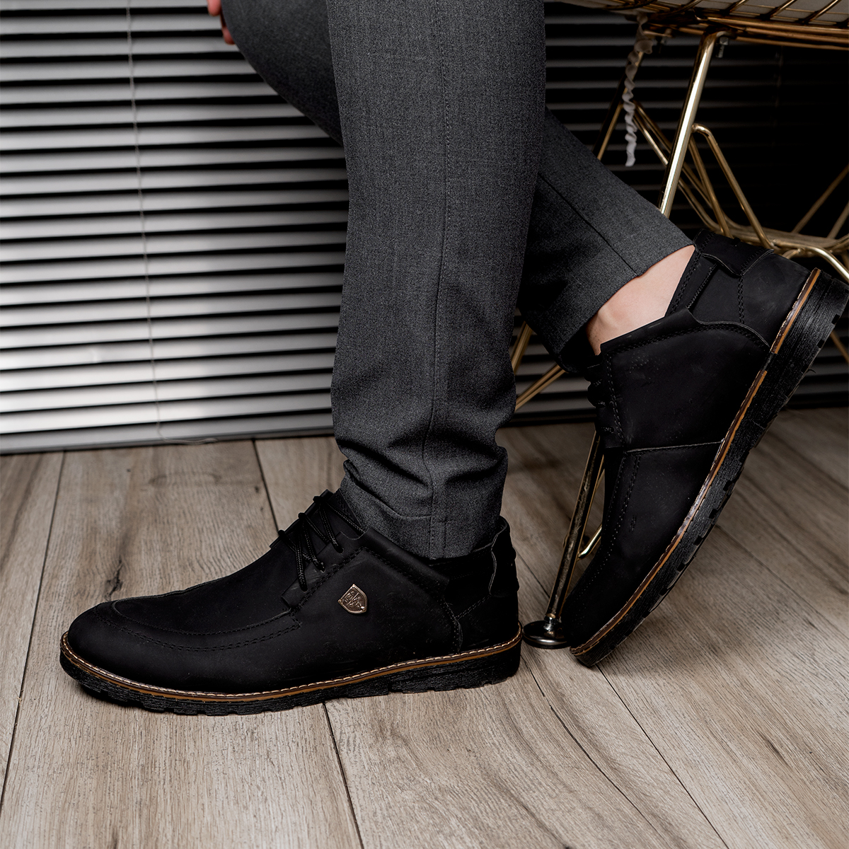 کفش مشکی مردانه مدل Yamin