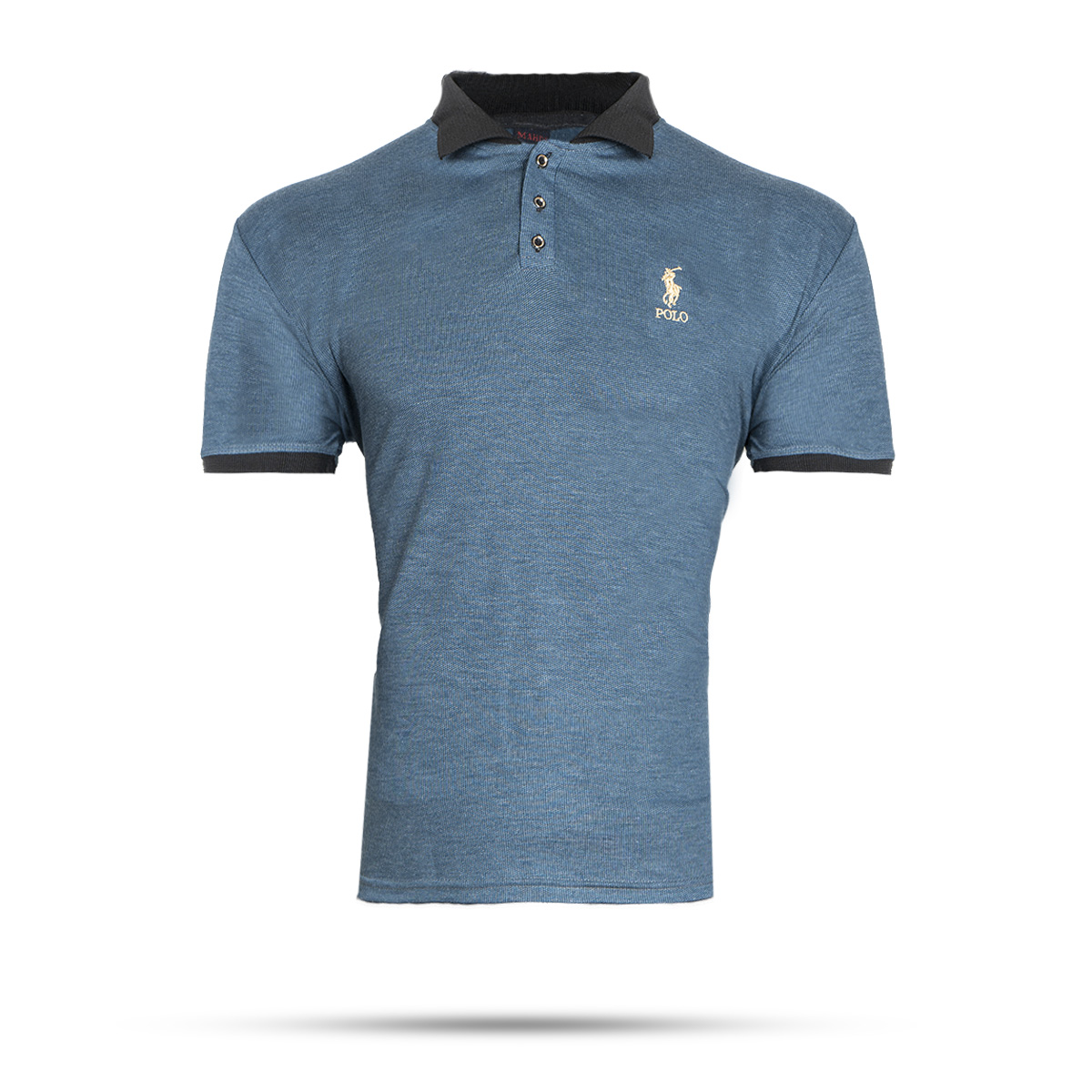 تیشرت Polo آبی مردانه مدل kemil