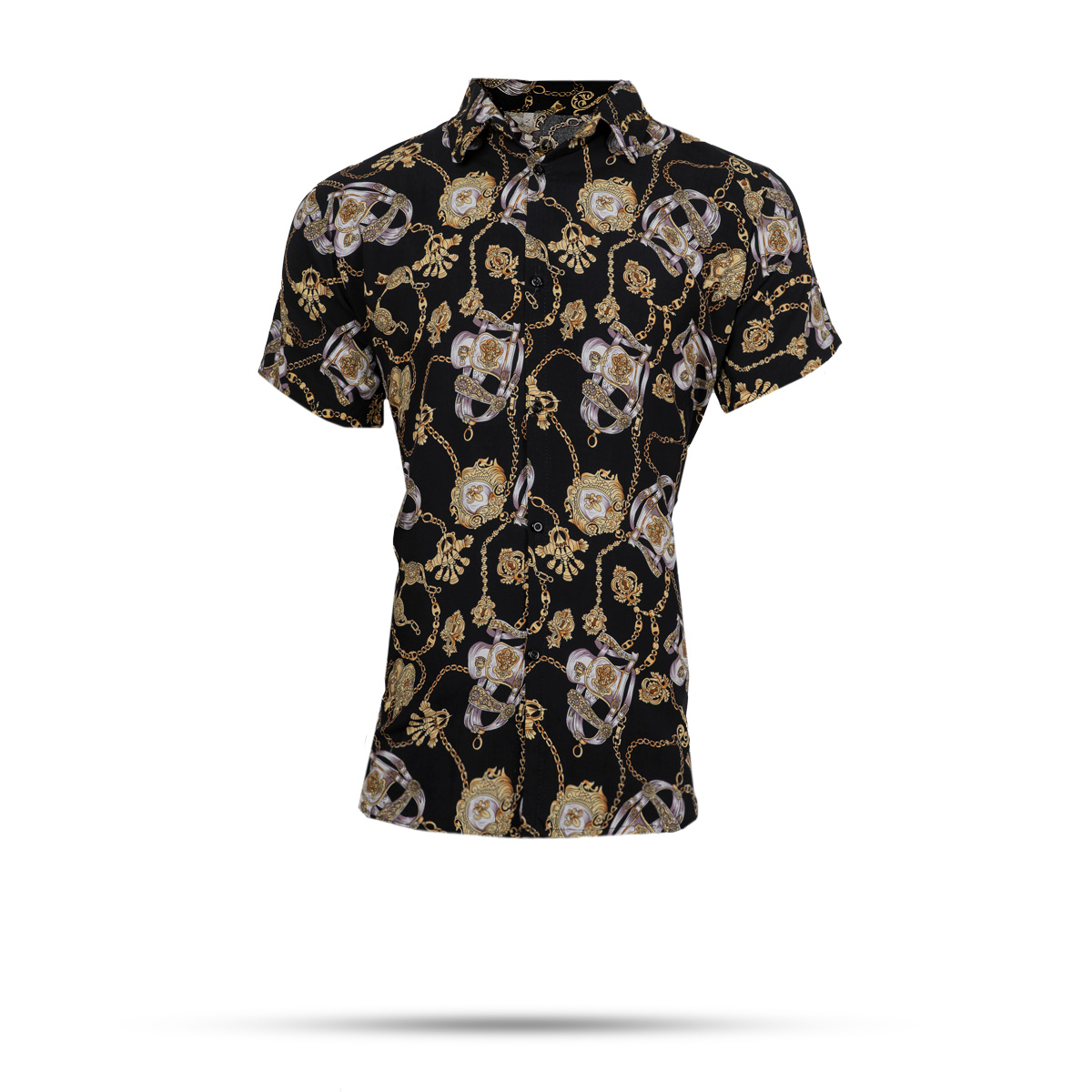 پیراهن هاوایی مردانه مدل Walo