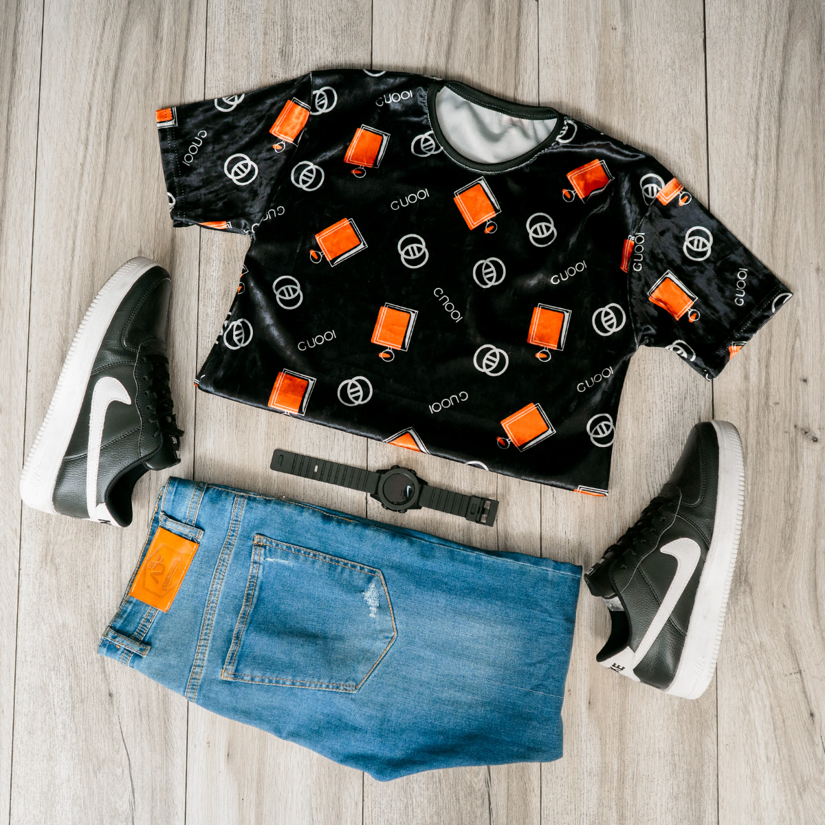 تیشرت مخمل Gucci مردانه مدل X22