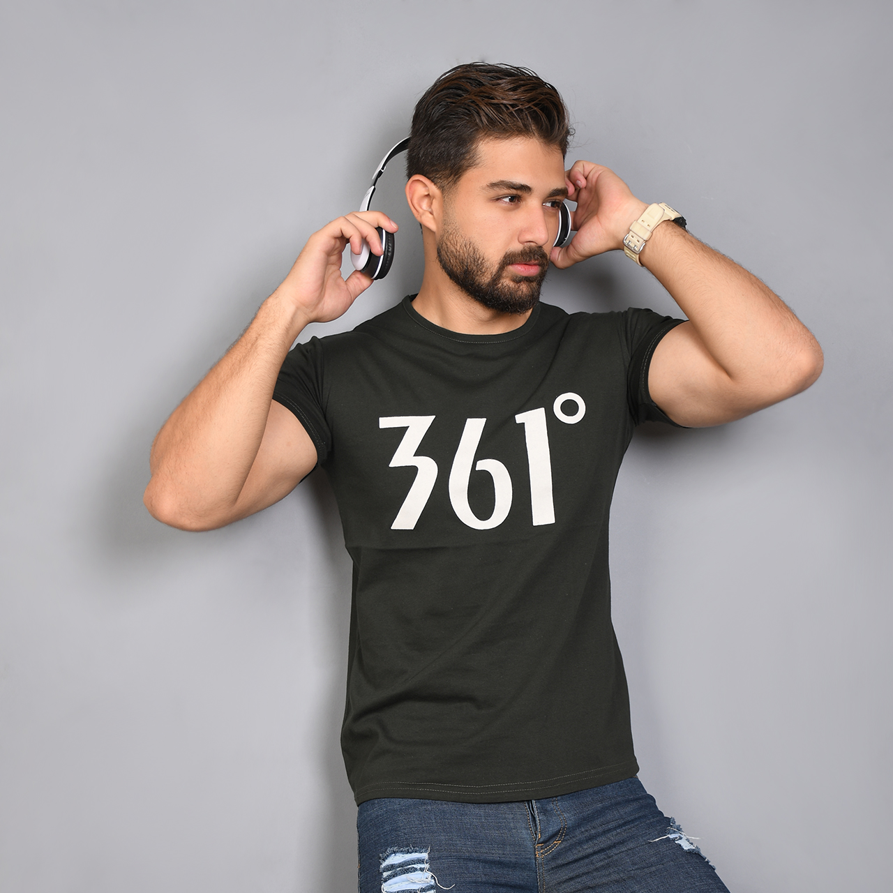 تیشرت مردانه سبز (T) مدل 361