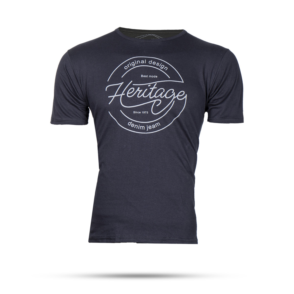 تیشرت مردانه(T) سرمه ای مدل best mode