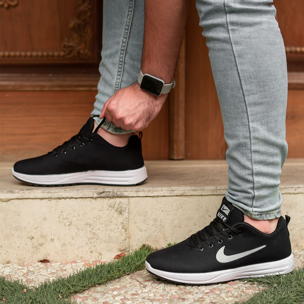 کفش ورزشی مردانه نایک مشکی مدلT52