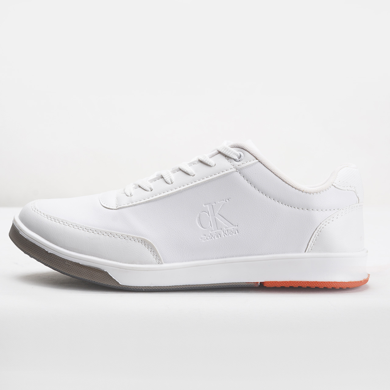 کفش تخت سفید مردانه CK مدل sevil