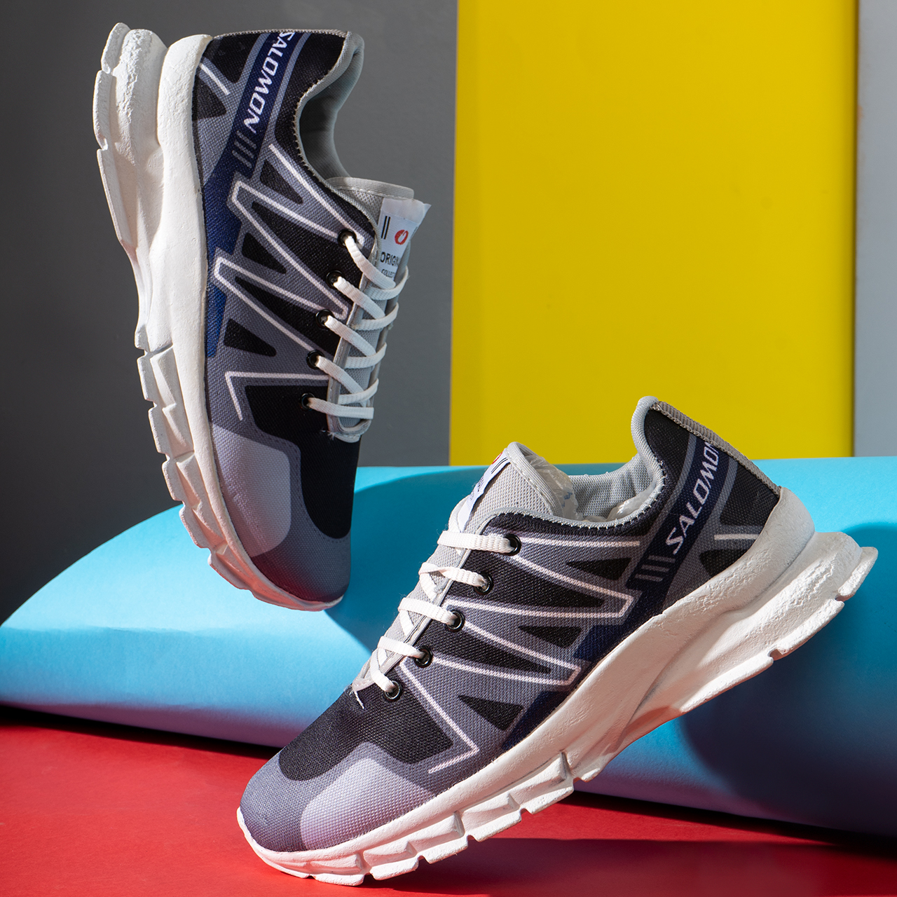 کفش ورزشی Salomon مردانه طوسی روشن مشکی مدلPadra