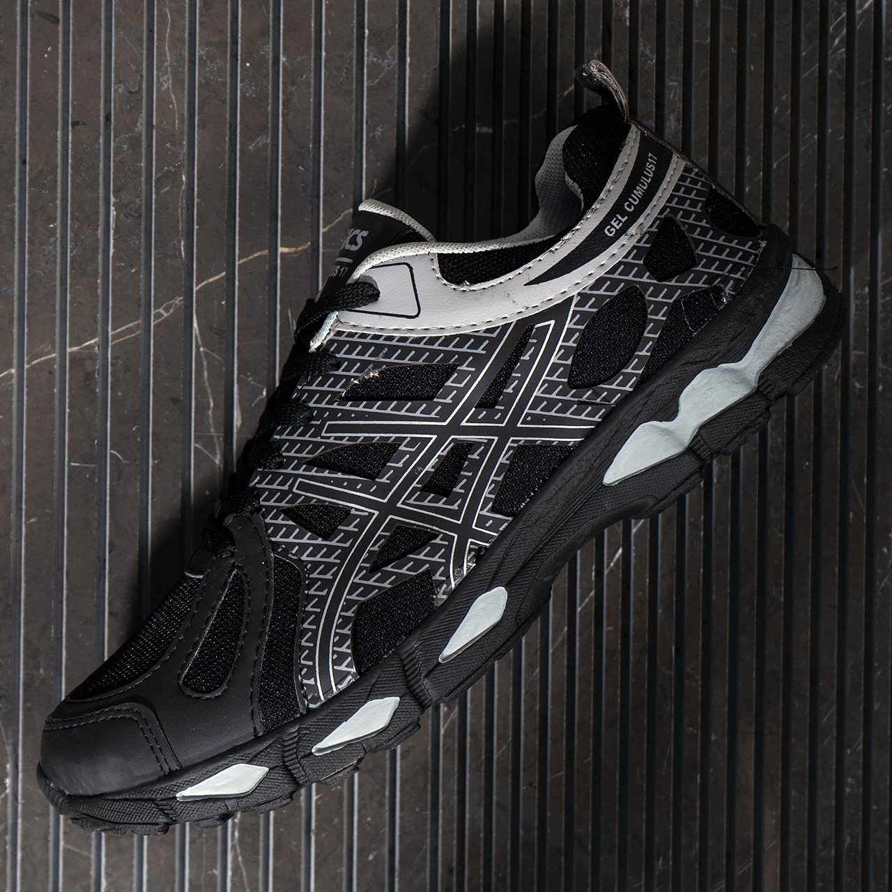 کفش ورزشی اسیکس مشکی مردانه مدل GEL17