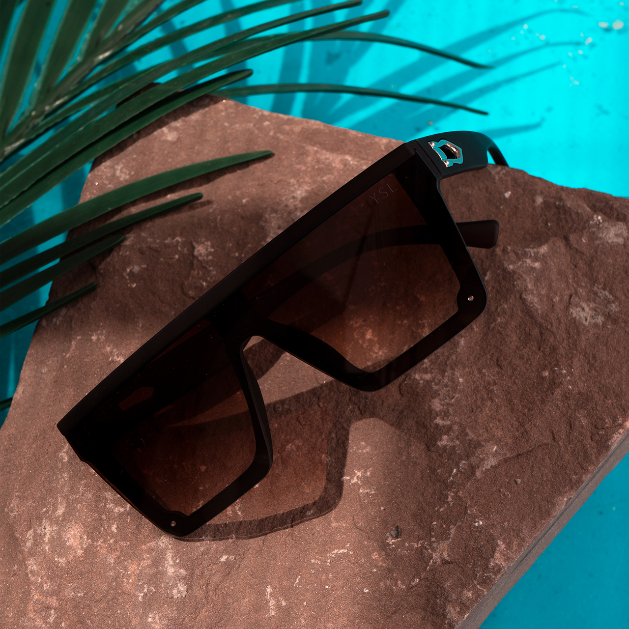 عینک آفتابی قهوه ای مدل ysl