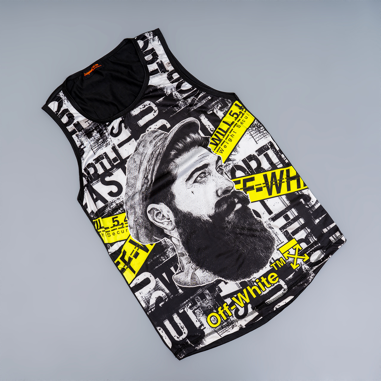 رکابی مردانه مشکی مدل X107