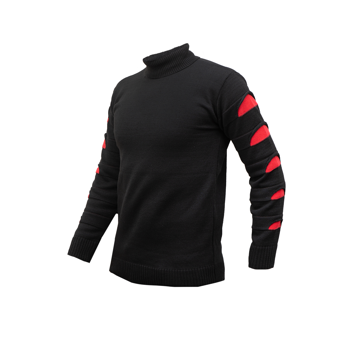 پلیوریقه اسکی مشکی قرمز مردانه مدلQ10