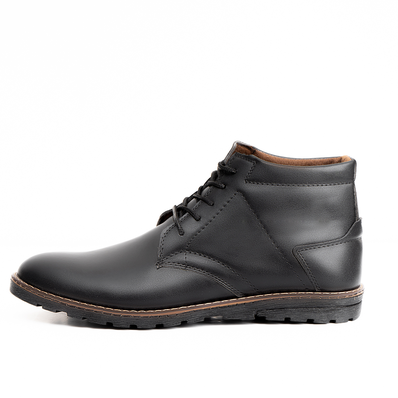 نیم بوت مشکی مردانه مدل yata