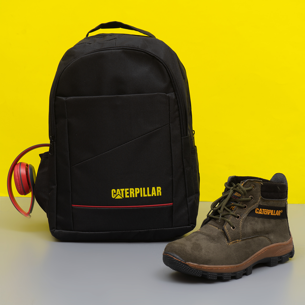 کوله پشتی مشکی caterpillar مدل Azax