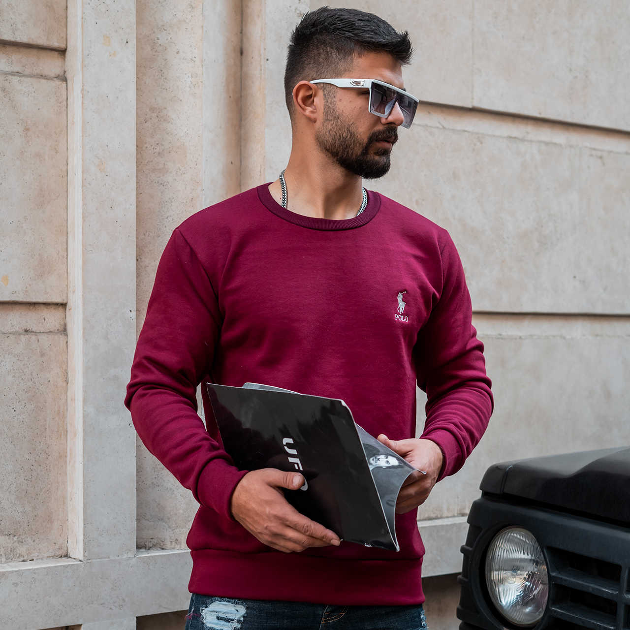 دورس مردانه polo زرشکی مدلLexi