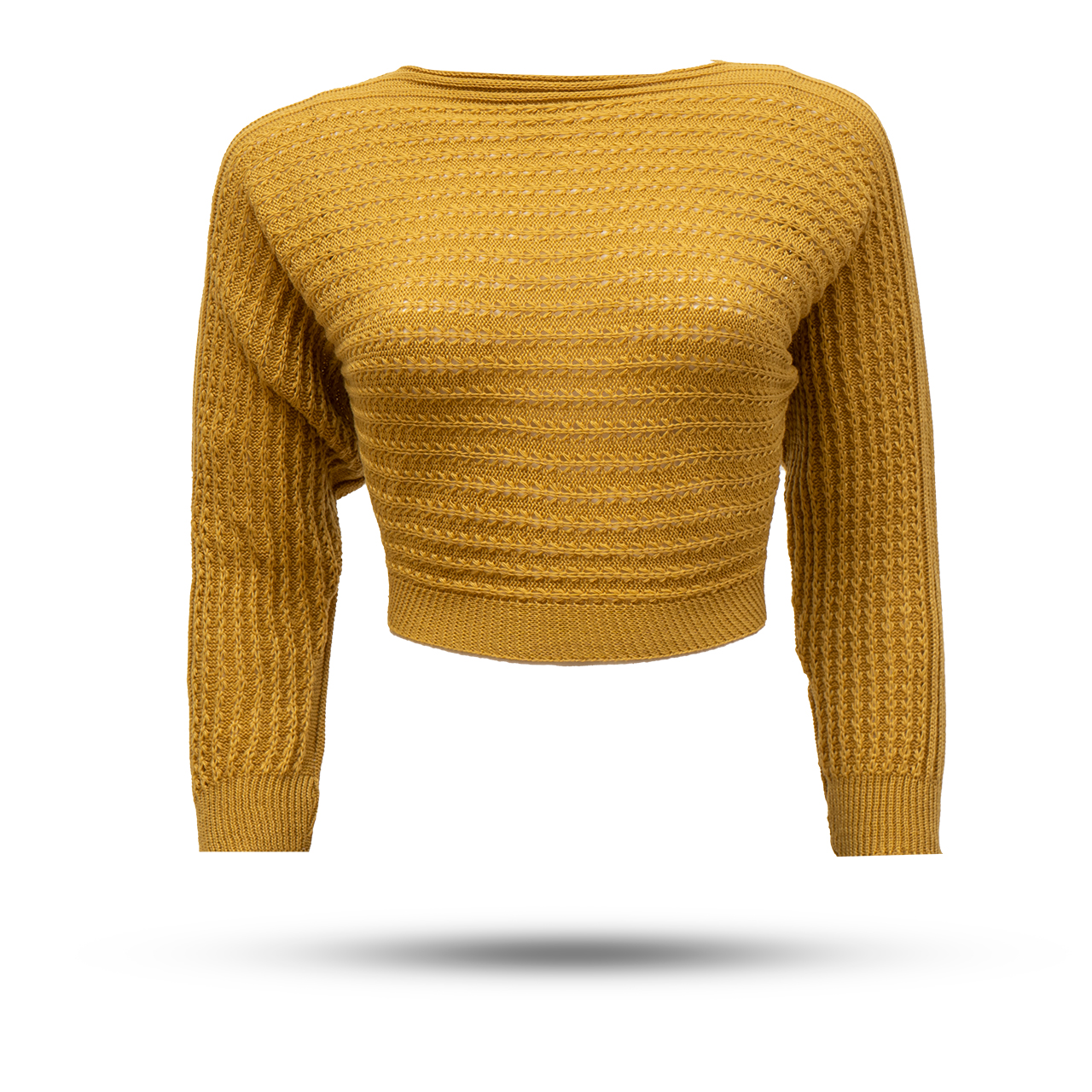 نیم تنه دخترانه خردلی مدل Bita