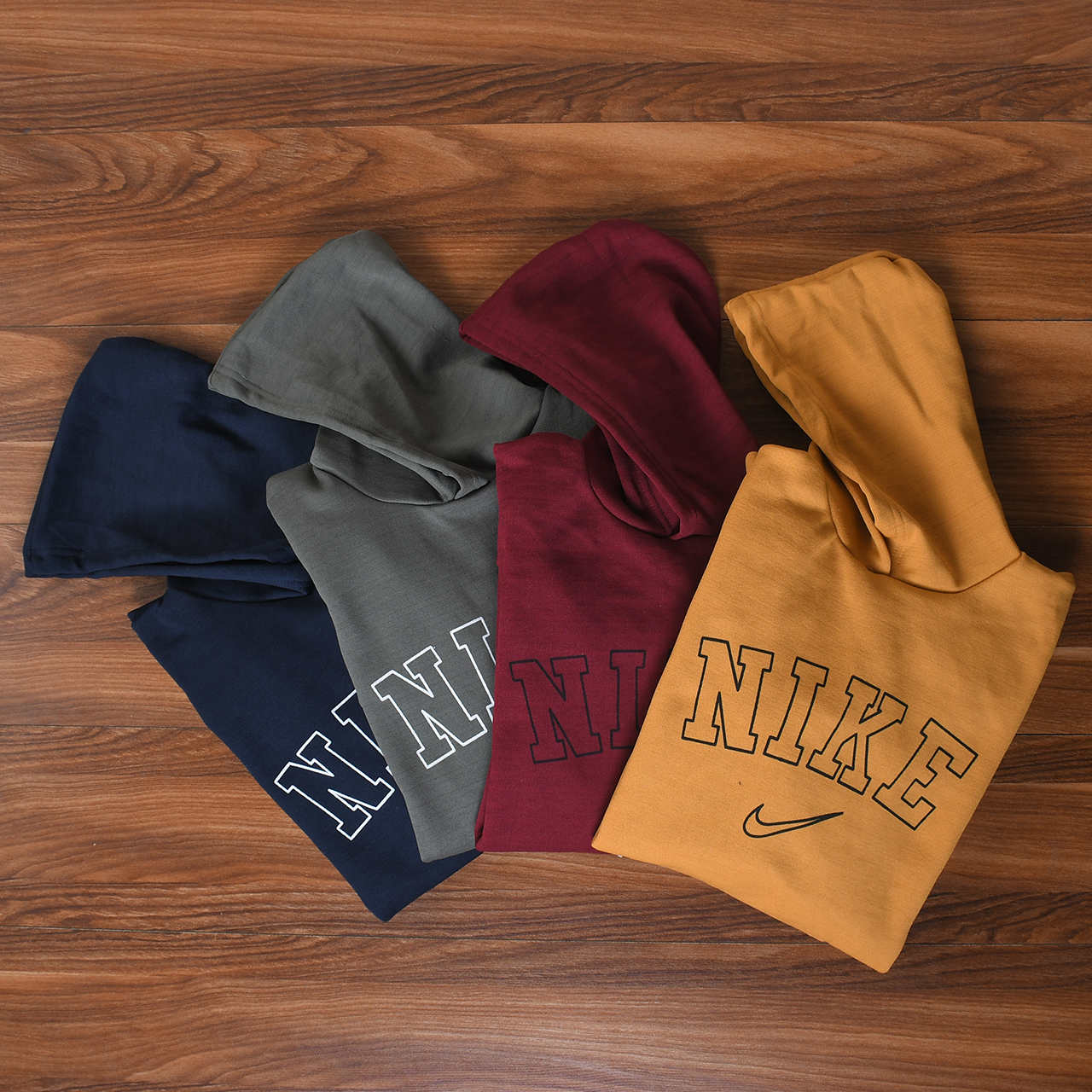 هودی مردانه نایک زرشکی مدل TEMPA