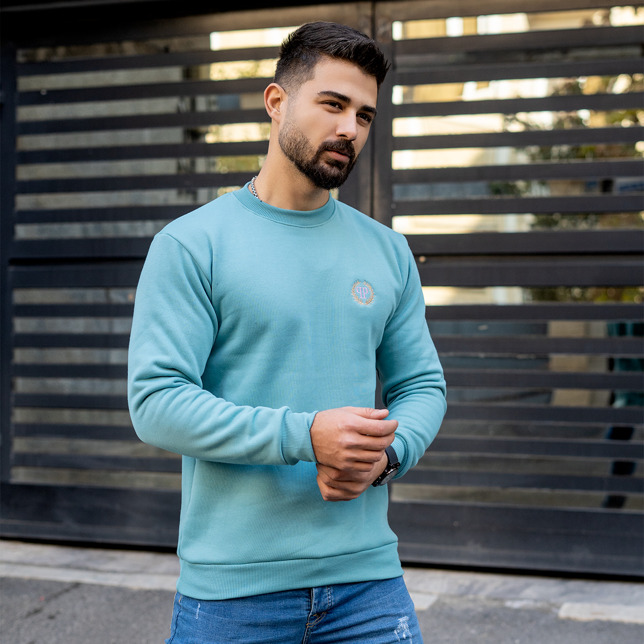 دورس مردانه سبز آبی مدل Ardalan