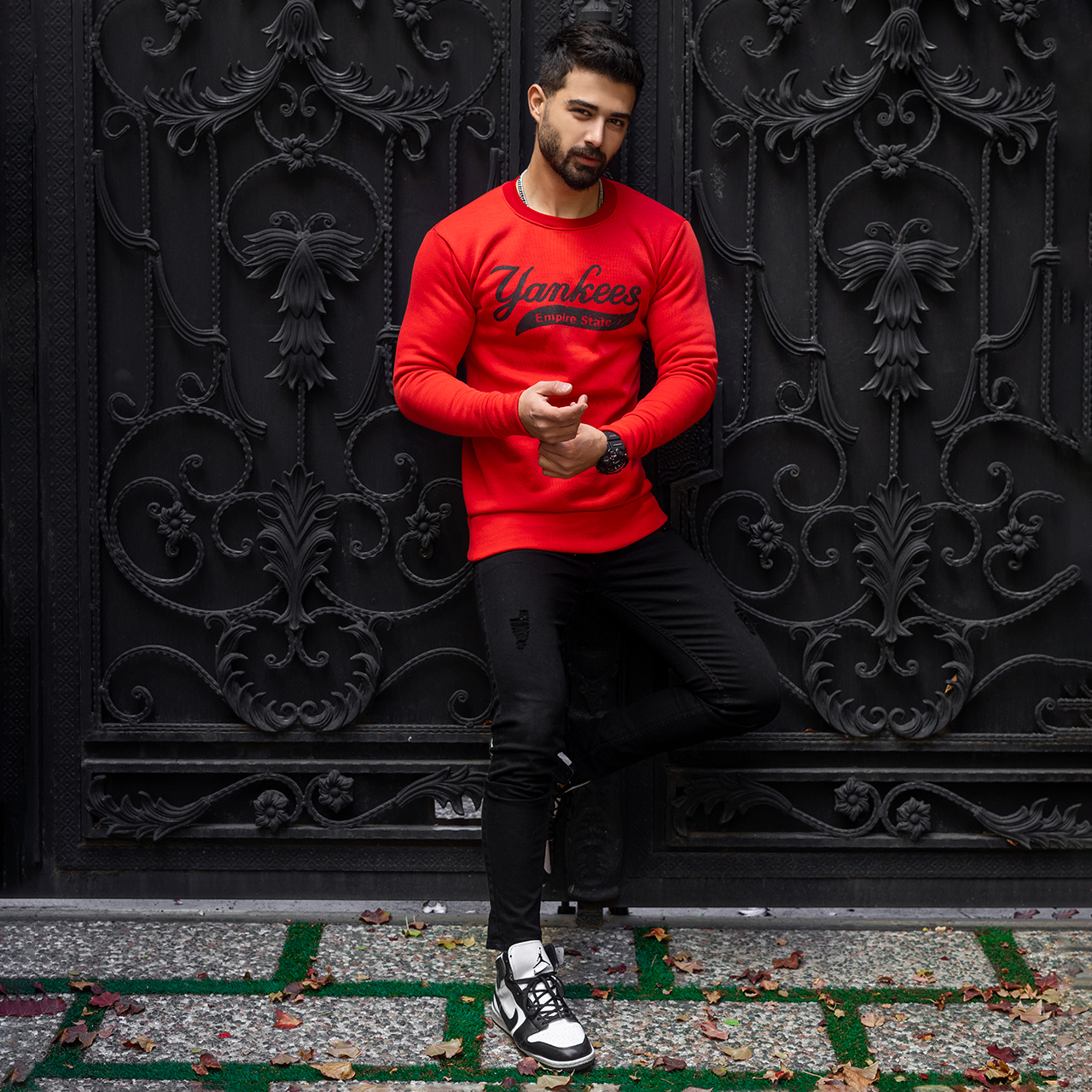 دورس مردانه Yankees قرمز مدل Arsin