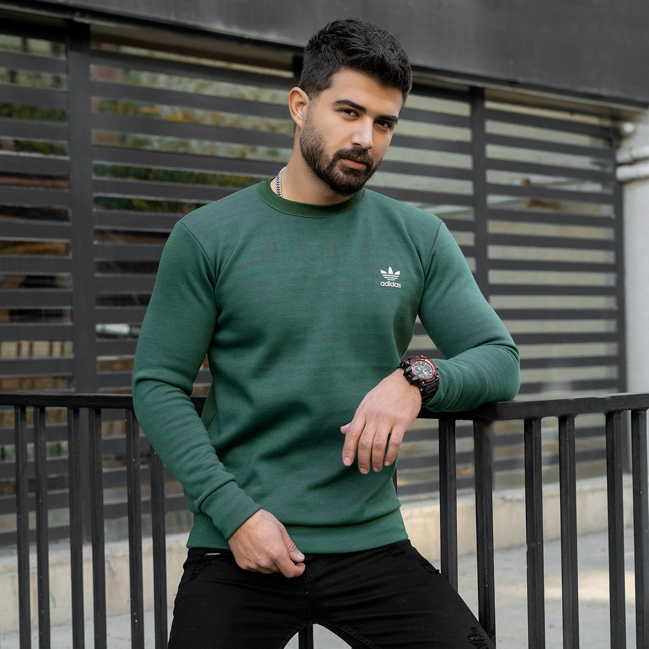 دورس مردانه Adidas سبزمدل Zoka