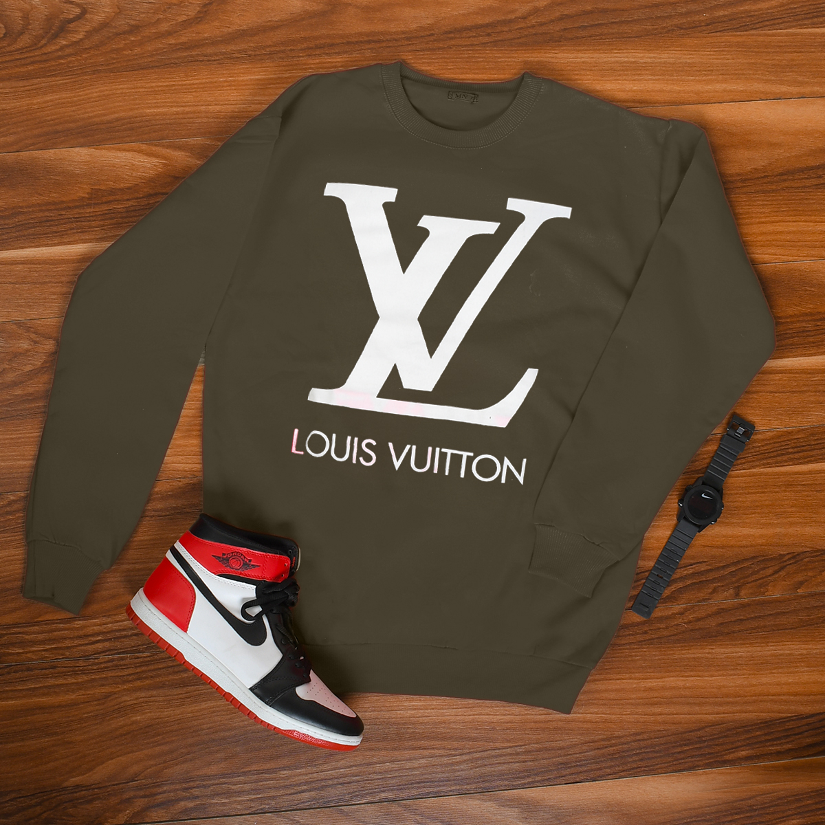 دورس مردانه LV سبز مدل Adrian