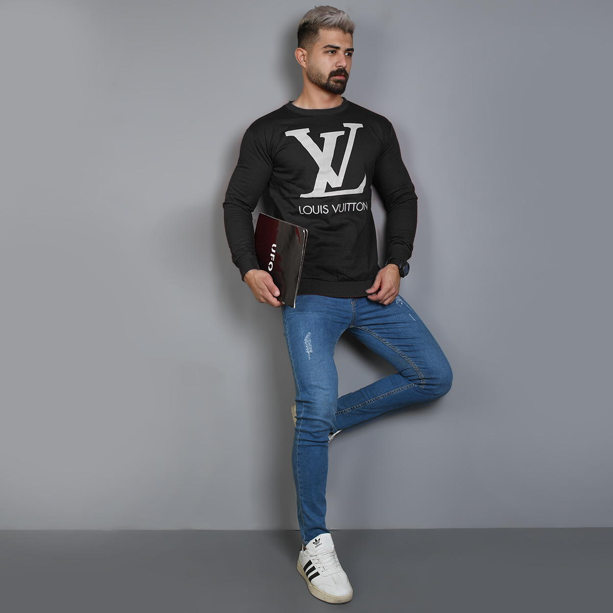 دورس مردانه LV مشکی مدل Adrian