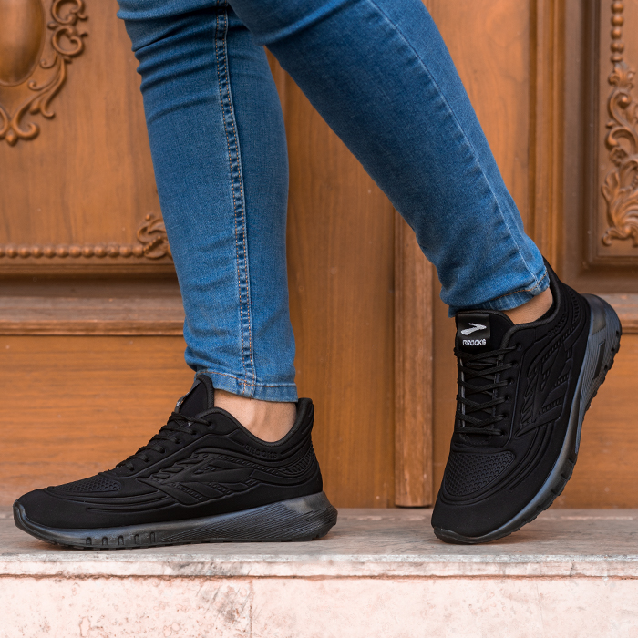 کفش ورزشی مردانه Brooks مشکی مدل SANO