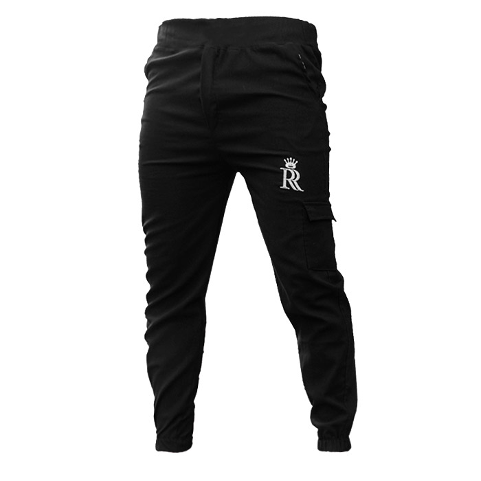 شلوار اسلش مشکی مردانه مدل R15