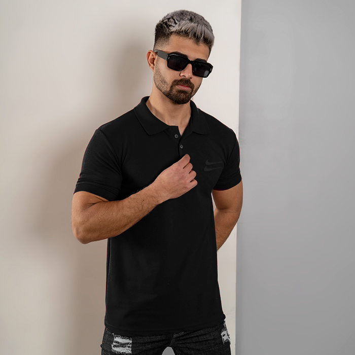 تیشرت مردانه نایک مشکی مدل LOMA