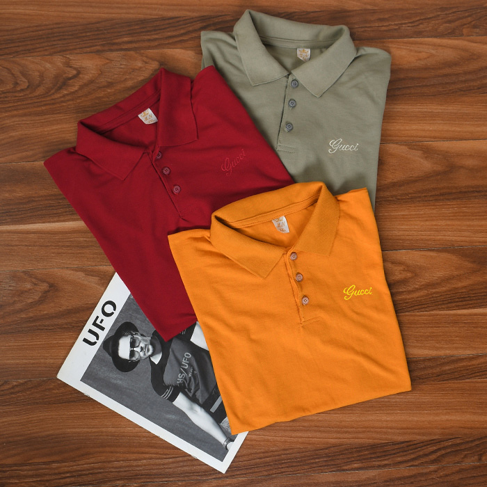 تیشرت مردانه GUCCI سرمه ای مدل WALO