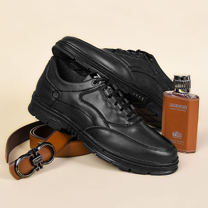 کفش مردانه CAT مشکی مدل Galin