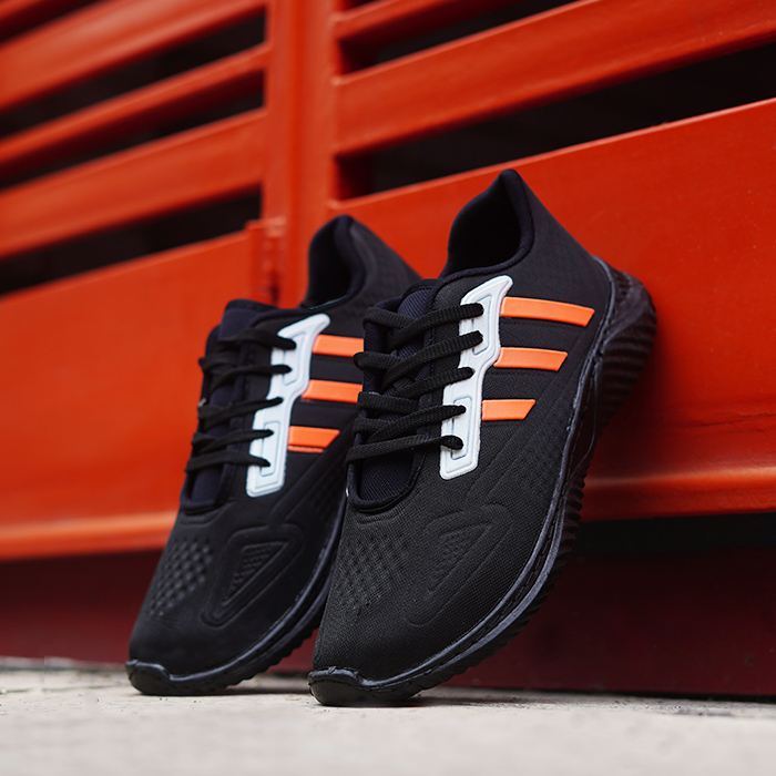 کفش ورزشی آدیداس مردانه(T) مشکی نارنجی مدلbani