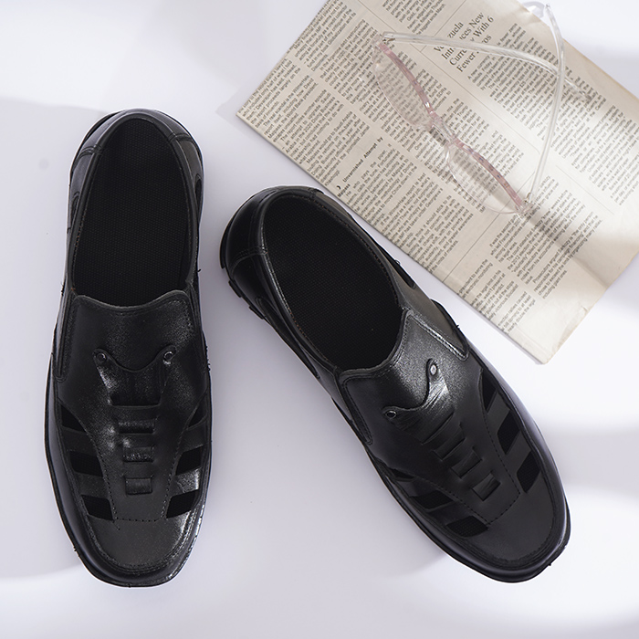 صندل مردانه مشکی مدل Mahram